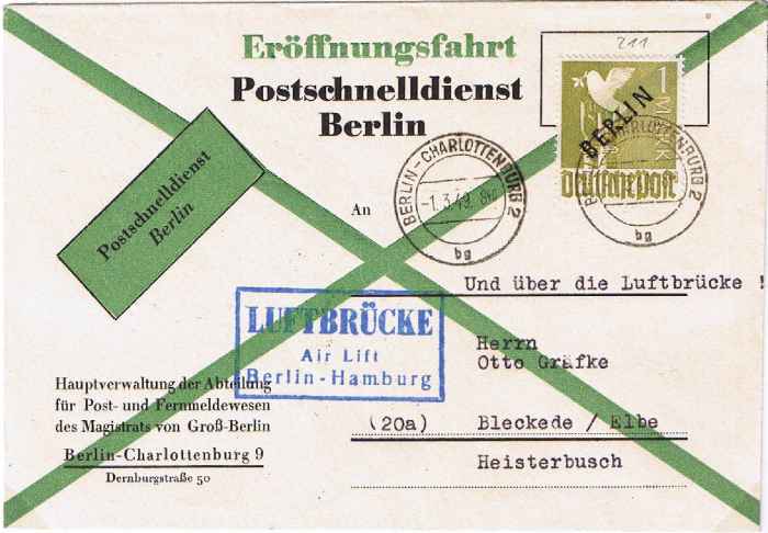 Postschnelldienst Berlin